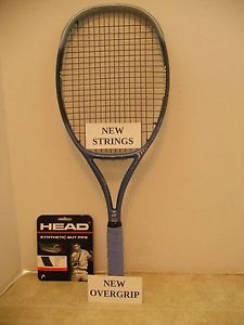 Yonex RQ-320 OPS Midsize 92 Tennis Racquet 4 1/2 - NEW STRINGS/OVERGRIP