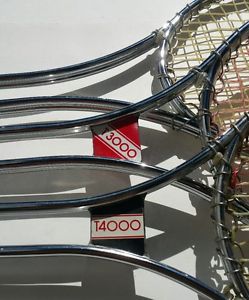 Lot of 3 Wilson Tennis Racquets T2000 T3000 T4000 Cases Included!