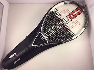 Wilson Ncode N6 Tennis Racquet OS 110 with Case Grip 4 3/8" Excellent Condition