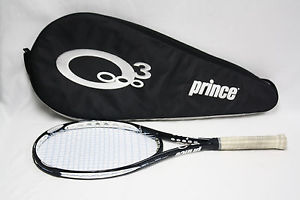 Prince O3 White Midplus 100 Tennis Racquet Racket with Carrying Case