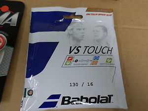NEW Babolat VS Touch Natural Gut Tennis String 16 (130) 40'