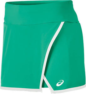 ASICS W Athlete Green & White TENNIS SKORT Size:XS MSRP $60.00 NEW! FREE SHIP