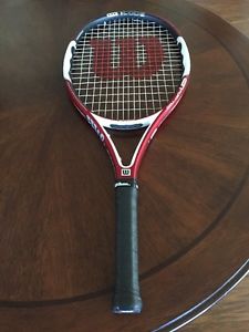 Wilson ncode Fury Two Tennis Racquet 4" Grip