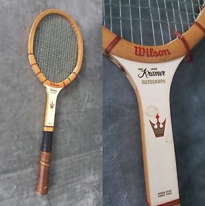 Vintage Wilson Wooden Pro Staff The Jack Kramer Autograph Tennis Racket GUC!