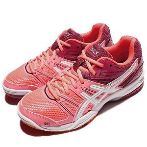 Asics Gel-Rocket 7 Flash Coral Women Badminton Volleyball Shoes B455N-0601