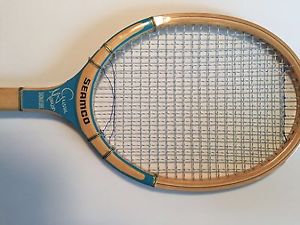 Vintage Seamco Gussie Moran Signature Wooden Tennis Racquet Excellent Condition
