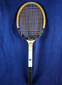 Vintage Wilson Wooden Tennis Racquet Racket Jack Kramer Flight