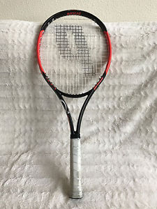Prince Tennis Racquet O3 Hybrid Orange Black Oversize MINT 110 Head Free Ship