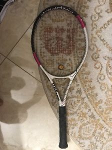 WILSON PROFILE BOOST 110 SQ. IN. 10.2 oz TENNIS RACQUET 4 1/8 / 1