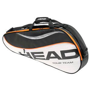 BRAND NEW HEAD Tennis 3 racquet Bag Tour Team Pro Art No. 283344-WHBK