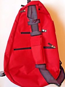 New * TENNIS BAG RACKET BACKPACK SLING BAG * Red
