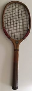 N.J. MAGNAN CORP ANTIQUE Majestic TENNIS RACQUET OLD