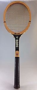 Vintage Bjorn Borg BANCROFT Personal Tournament Play Tennis Hand Crafted Wood