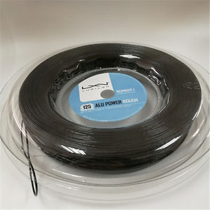 Tennis string LUXILON alu power rough 125 200m 660ft Black reel