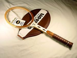 Wilson Kramer Pro Staff Wood Wooden Racquet w/ Cover NWT 4-3/8