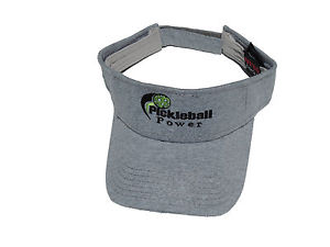 PICKLEBALL MARKETPLACE - "Comfy Cotton" Jersey Knit -  HEATHER GREY - Visor