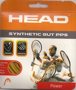 Head Synthetic Gut PPS 17g, Gold, 6 Packages of String,  NWT image 1