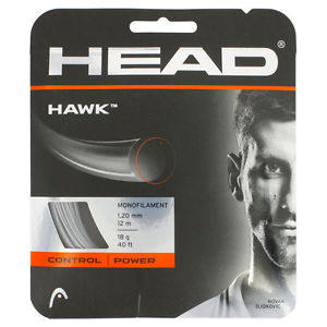 Head Hawk 18, Silver/Grey, 4 Packages of String, NWT
