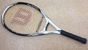 WILSON k FACTOR [k] THREE 3 FX 115 TENNIS RACQUET 4-1/4"