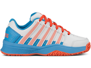 K-Swiss Tribunal Impact LITROS Omni Niños Zapatillas de tenis blanco/azul