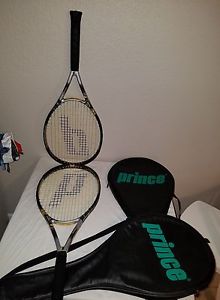 (2)Prince Titanium Thunder UltraLite Oversize 115 Tennis Racquet 4 1/4 Racket