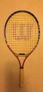 Wilson Tennis Racquet Ti Titanium Rak Attak 23 Soft Shock 3 3/8 L000 Grip 23L