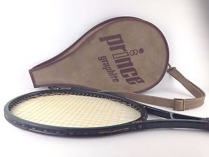Prince Original 110 Graphite 4 Green Stripe Tennis Racket Racquet 4 1/2 w/Cover