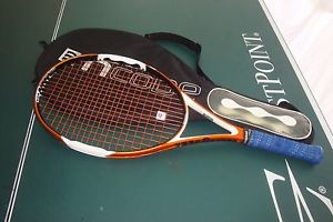 Wilson n Tour Two ncode Mid Plus 105 Tennis Racquet 4 1/2 + Case "VERY GOOD"