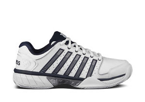 K-Swiss Hypercourt Express Piel HB Hombre blanco/azul oscuro/plata