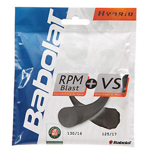 Babolat RPM Blast 125/17 + Vs 130/16 Tennis Racquet Strings NEW Free Shipping