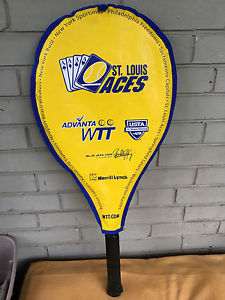 St. Louis Aces World Team Tennis Racquet Billie Jean King USTA Advanta
