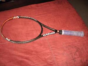 Wilson Hyper Carbon Hyper Pro Staff 6.5 Unstrung Midplus Tennis Racquet 4 3/8"
