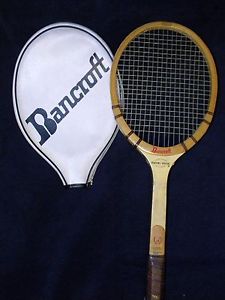 Vintage BANCROFT Tennis Racquet  Players Special Ralph Sawyer Registered  number
