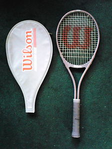 Vintage Wilson American Ace Midsize Tennis Racket w/ Cover
