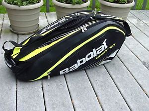 Babolat Aero 6 Pack Yellow Tennis Racquet Bag - Very Clean