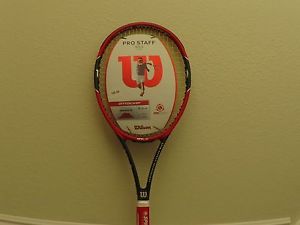 WILSON PRO STAFF 97LS  4 1/4 WITH FREE  SET BABOLAT RPM BLAST 17g