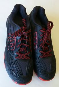 Wilson Kaos '16 Men 11.5  Red/Blk Tennis Shoe Used once