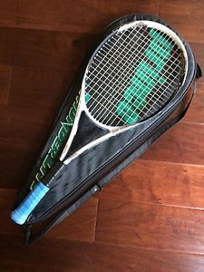 Prince Airlaunch B825 Tennis Racquet Midplus Size 2 Triple Threat With Case