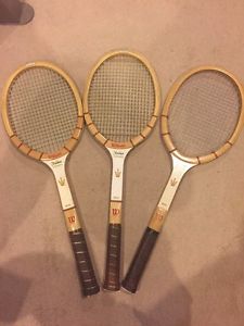 Lot Of 3 Wilson Jack Kramer Autograph Tennis Racquets