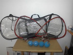 Ektelon Set of 2 Racquets Case S