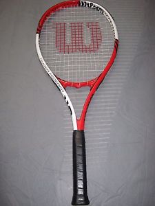 Wilson Roger Federer 110 Power Strings Tennis Racket 4 3/8" Grip-FREE SHIPPING!