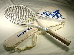 Pro Kennex Silver Ace 90 Ceramic Tennis Racquet w/ Case -  4-1/2