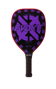 Onix "New" Evoke Graphite Teardrop Purple Pickleball Paddle