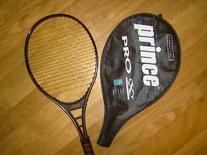 MINT PRINCE PRO Tennis Racquet LXT Extended 1" Comfort 4 1/2" Grip + BAG!