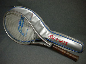 FOX QUANTUM 118 BOSWORTH TENNIS RACQ W/BAG 4 1/4" ORIG LEATHER GRIP WRAP NICE