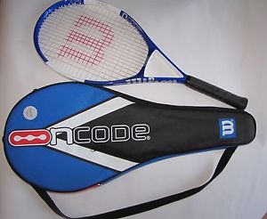 Wilson nCode n4 TENNIS RACQUET -  111 Sq, In,  4 3/8 Grip With Original Case