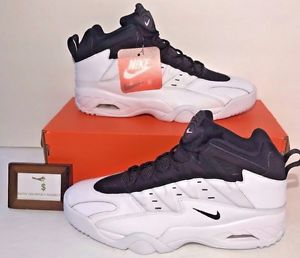NIKE AIR MENS SIZE 12 FLARE TENNIS AGASSI RETRO SHOES WHITE BLACK RARE