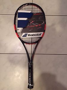 Babolat Pure Strike Junior 26 - Pre Strung with cover-SAME MATERIAL AS FULL SIZE