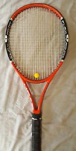 Head Flex Point Radical Liquid Metal Oversize Orange/Black Racquet  4 3/8