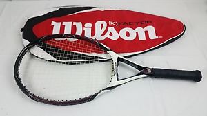 Wilson K Factor K ZERO 118 head 4 3/8 grip Tennis Racquet Bag Case